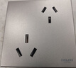 德力西（DELIXI）开关插座面板 86型墙面插座CD100 六孔16A大功率空调插座 星空灰 实拍图