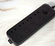 公牛（BULL）插座/插线板/插排/排插/接线板/拖线板 黑色质感 8位总控开关全长1.8米 GN-B8440H 实拍图