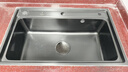 欧琳（OULIN）厨房水槽大单槽台下盆洗菜盆三孔系列一体盆纳米sus304不锈钢616H 实拍图