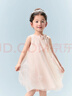 巴拉巴拉童装儿童连衣裙2026夏装新款女童宝宝裙子背心裙甜美网纱裙公主裙 红白色调00361 130 实拍图