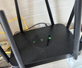无线路由器wifi6家用5G双频电竞穿墙怪兽王全屋覆盖wifi信号放大器增强器千兆 【穿墙怪兽丨赠网线】单频300兆黑色8天线 实拍图