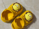 牧童儿童拖鞋夏男宝宝洞洞鞋软底女童卡通洗澡婴幼儿家居鞋奶狮黄130 实拍图