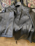 杉杉【质感绵羊皮】真皮皮衣男秋冬商务休闲立领棒球领防风挺括外套 实拍图