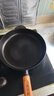 典匠铸铁平底锅聚油煎锅26cm无涂层加厚生铁牛排煎锅早餐煎蛋烙饼锅 实拍图