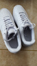 特步板鞋男鞋运动鞋夏季空军一号百搭小白鞋透气耐磨防滑黑色休闲鞋女 特步白【男款透气网孔】 42 脚长26.5cm( 新法码42.5) 实拍图