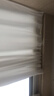 铭聚布艺幻影纱帘 透光不透人客厅阳台挂钩白色窗纱 1.5宽*2.0高1片 实拍图