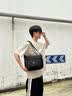 沙驰男包帆布包单肩包防水商务休闲品牌旅行通勤高档斜挎包男士胸包 【黑色】官方正品/顺丰发货 实拍图