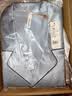 金三塔商场同款真丝睡衣女两件套100%桑蚕丝宽松情侣丝绸睡衣套母亲节礼 雾蓝色（男款重磅19姆米） 3XL 实拍图