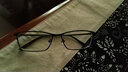帕斯贝奇近视眼镜男纯钛超轻大脸眼镜架配度数变色散光蔡司旗下镜片眼睛框 大码-黑色 配1.60高透光防蓝光【超滑蓝膜】 实拍图