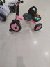 米赛特 儿童三轮车脚踏车1-3-5-2-6岁宝宝大号玩具手推自行车童车 粉色普通发泡轮 实拍图