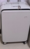 米熙前开盖铝框箱包拉杆箱子密码箱行李箱大容量旅行箱男24英寸烟白60 实拍图