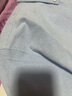 凡客诚品（VANCL）长袖衬衫男全棉领尖扣牛津纺商务休闲经典舒适衬衫 蓝色 L 实拍图