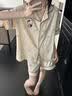 缪黛 MAULTIAY日系纯棉三件套睡衣女2026夏季薄款短袖长裤卡通少女高级感家居服 全棉100% 《少量现货》 M 实拍图