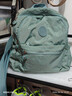 双星双肩包女士背包百搭尼龙牛津布妈咪户外出行旅游小背包 水蓝色 实拍图