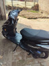 爱立新125cc摩托车踏板车燃油助力女式踏板代步车外卖车国四电喷可上牌 黑色电喷版(USB/尾箱/合格证/发票)/可上牌/包邮 实拍图