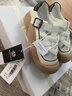 SUSTYLE奢侈高端品牌高档包头凉鞋女新款夏季外穿真皮舒适软底运动休闲 JST 1959 米色 36 晒单实拍图