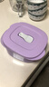 特百惠（Tupperware）微波层叠小方盒800ml加热学生上班族午餐饭盒便携便当盒丁香紫 实拍图