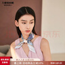 万事利真丝丝巾100%桑蚕丝小方巾51cm领巾送妈妈母亲节礼物礼盒装木兰辞 实拍图