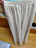 阔腿裤夏季新款长裤女宽松棉麻女裤垂感高腰休闲直筒裤子 麻本色 2XL 建议130-145斤 实拍图