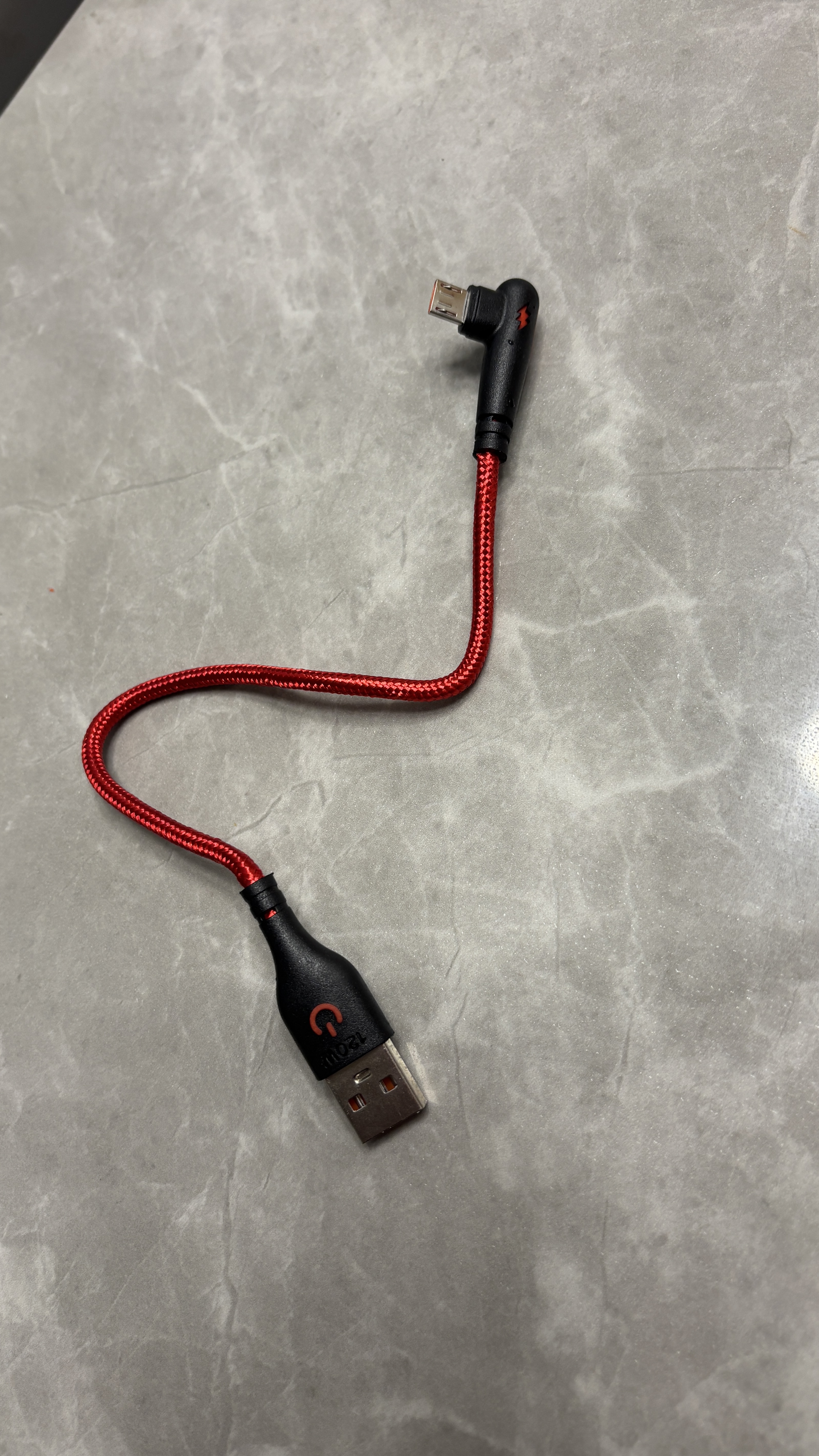 品奈优弯头充电线Micro USB安卓数据线快充适用OPPOr11魅族华为vivox21x23y66手机闪充线尼龙编织 实拍图
