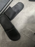 京东京造【抗菌皮纹拖】eva软弹拖鞋居家室内防滑浴室凉拖黑色44-45 实拍图
