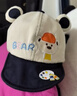 爱宝适婴儿帽子宝宝春秋遮阳棒球帽儿童鸭舌帽新生儿太阳帽B1711藏青 实拍图