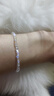 超闪正品罕见极细施家水晶手链手串轻奢质感叠戴原创简约自制女 3MM超闪水晶手链 实拍图