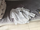 布恩普【两件装】夏季短袖t恤男韩版ins潮流宽松青少年五分半袖体恤男 Mi1白色+MP2白色 XL【建议体重110-140斤左右】 实拍图