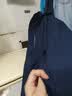 德尔惠冲锋衣男春秋季夹克外套男户外连帽运动服休闲宽松男装 深蓝 4XL  实拍图
