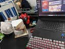 人文成家床上电脑桌电竞拐角书桌宿舍上下铺懒人神器笔记本学习转角小桌子 【左转挡板款】碳纤维色120x90cm 上下铺通用 实拍图