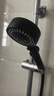 四季沐歌（MICOE）黑色增压淋浴花洒喷头套装 浴室淋浴头花洒手持花洒三件套HS125 实拍图