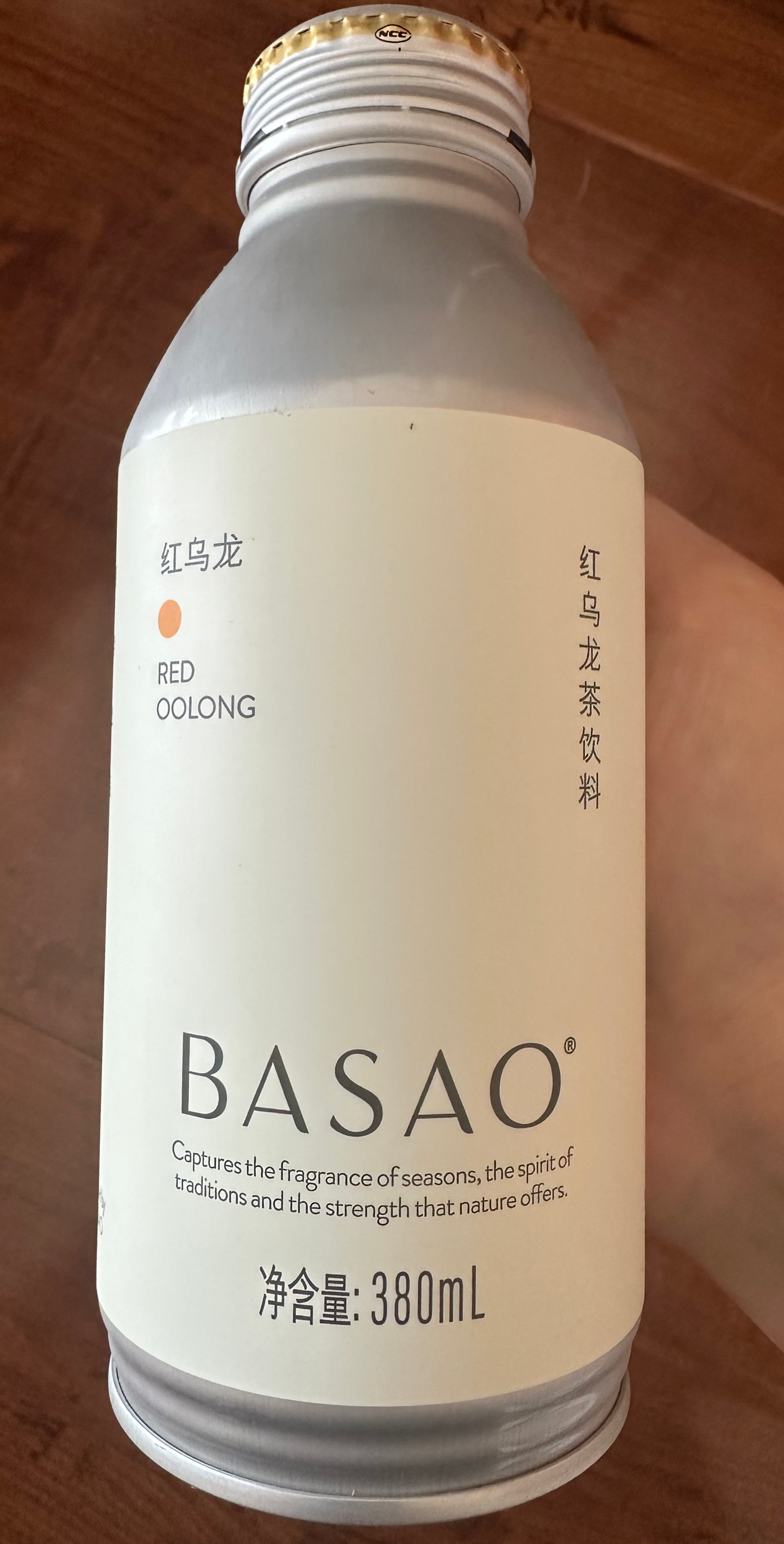 BASAO佰朔无糖茶饮料0糖0脂0卡原叶萃取乌龙茶380ml 青乌龙茶饮料380ml*12罐 实拍图