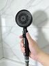 四季沐歌（MICOE）黑色增压淋浴花洒喷头 浴室加压淋浴喷头花洒头手持花洒单头HS125 实拍图