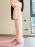 婧麒（JOYNCLEON）月子服纯棉春夏款纱布产后哺乳孕妇睡衣产妇家居服 粉L jyz181399 实拍图