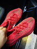 阿迪达斯YEEZY350魔鬼辣椒椰子透气男女新年红休闲鞋GW6945 42 实拍图
