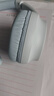 联想（Lenovo）【旗舰级音质】头戴式蓝牙耳机高音质无线蓝牙6.0通话降噪游戏电竞高颜值听歌耳罩超长续航运动 湖泊蓝【升级蓝牙6.0+全景环绕音效】 ENC通话降噪+柔软舒适蛋白耳罩 实拍图