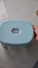 换鞋凳小凳子座椅小板凳可叠放加厚塑料凳高级感儿童学生寝室矮凳 天空蓝2个 实拍图