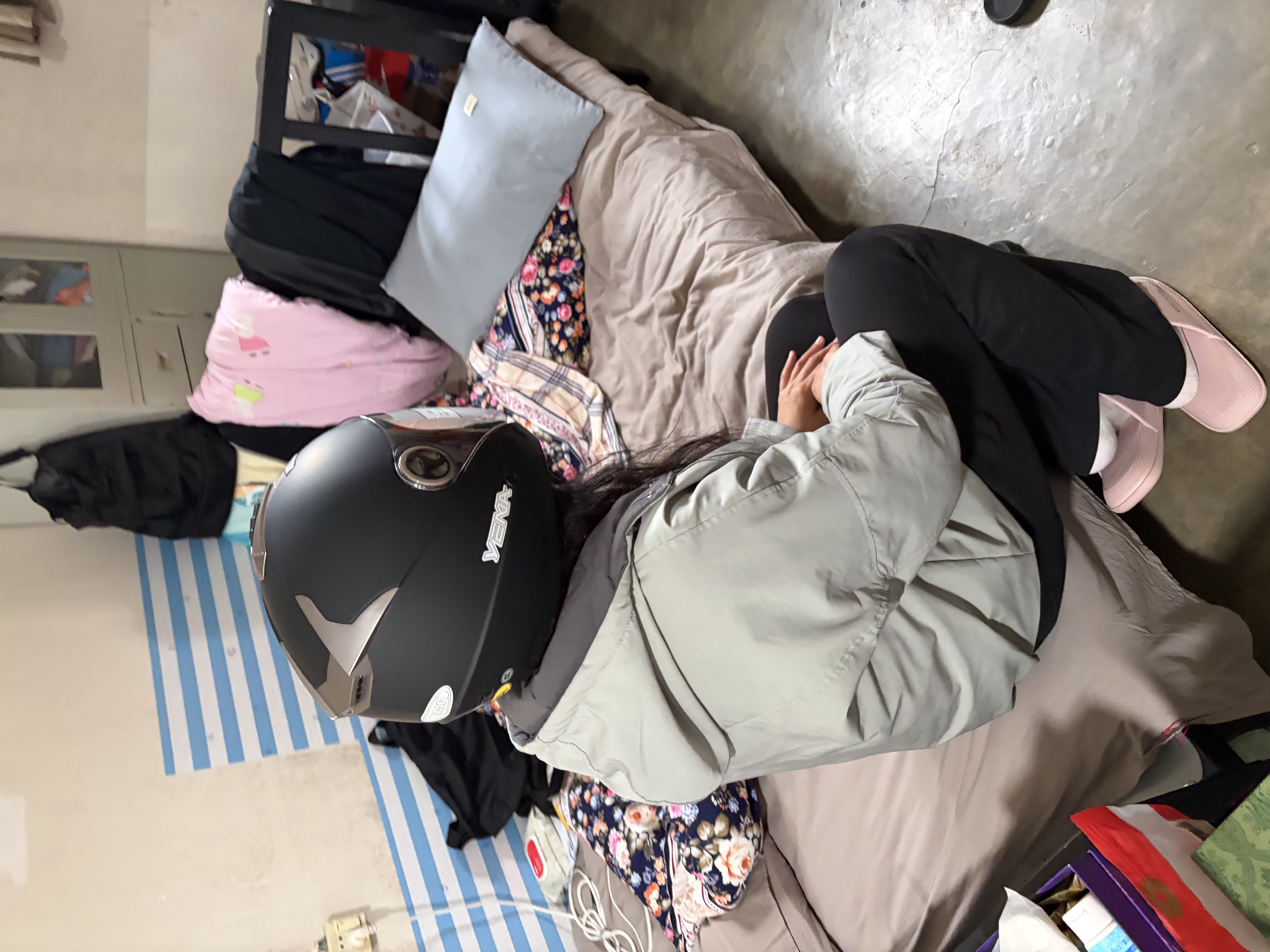野马（YEMA）摩托车头盔男士3c认证冬季保暖机车安全帽女四季通用 星耀黑 L 实拍图
