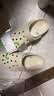 卡骆驰（CROCS）贝雅卡骆班洞洞鞋|205089 冬日白-1LI 39(240mm) 实拍图