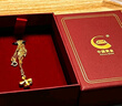 中国黄金（CHINA GOLD）四叶草黄金吊坠女足金项链锁骨链送老婆女友生日礼物对象 足金四叶草+足金链(约2.19g)+品牌礼盒 实拍图