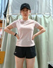 安踏速干套装丨运动套装女夏季新款体测透气短袖T恤跑步短裤 实拍图
