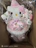 AWHAHelloKitty玩偶花束库洛米卡通毛绒玩偶花束生日礼物送女朋友 生日帽hellokitty玩偶花束+礼袋灯串 实拍图