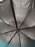 【已售100万】手动UV折叠黑胶防晒防紫外线遮阳晴雨两用伞 【手动款8骨】森林绿UV 实拍图