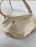 回力包包女韩版休闲大容量2026新款时尚百搭帆布单肩斜挎包质感饺 白色【兔子挂件】 实拍图