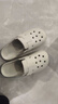 朴西厚底包头半拖女士夏外穿洞洞鞋 浅沙色  35-36 实拍图