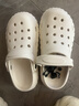 俞兆林（YUZHAOLIN）洞洞鞋男女EVA沙滩鞋凉拖鞋轻盈外穿拖鞋 YG519 白色 38-39 实拍图