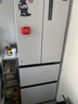 美的（Midea）400L法式四开门冰箱超薄零嵌入式小户型一级能效风冷无霜节能变频以旧换新白色MR-418WFPE国家补贴 实拍图