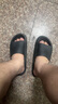 利达妮（TZLDN）抗菌防臭拖鞋男士夏季黑色不臭脚踩屎感防滑厚底静音EVA凉拖鞋女 黑色【4.0cm厚底防滑】 40-41 【标准码】 实拍图