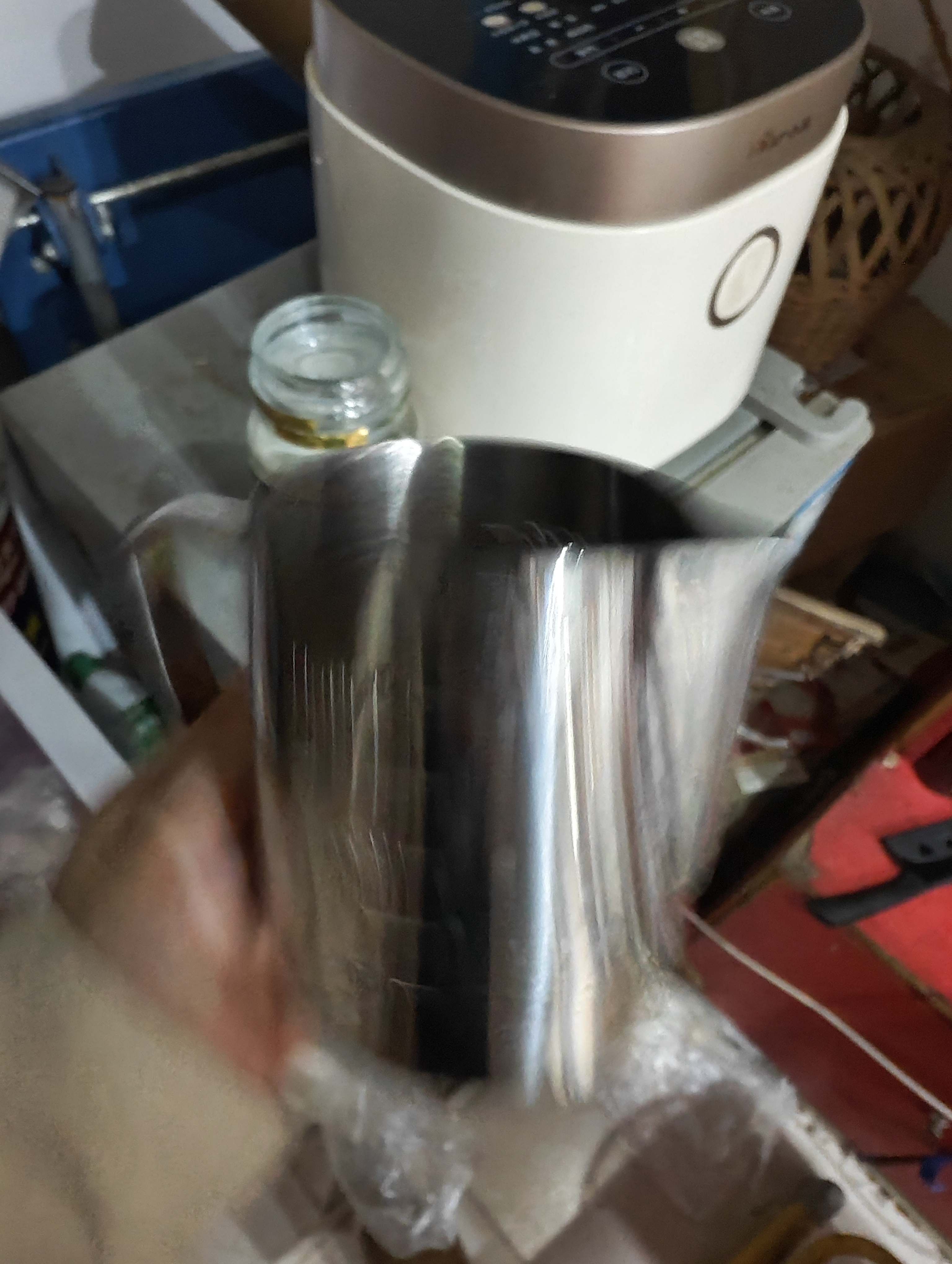 可可兰顿304不锈钢拉花杯 家用大容量带刻度手冲咖啡打奶泡尖嘴拉花缸 实拍图