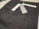 红豆【免烫抗皱】商务直筒男裤子正装免烫西裤男四季黑色34 实拍图